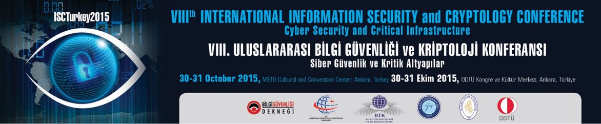 8th International Conference on Informatıon Security and Cryptology 